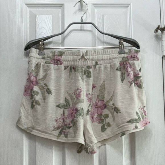 Floral Print Lounge Shorts - Picture 1 of 4
